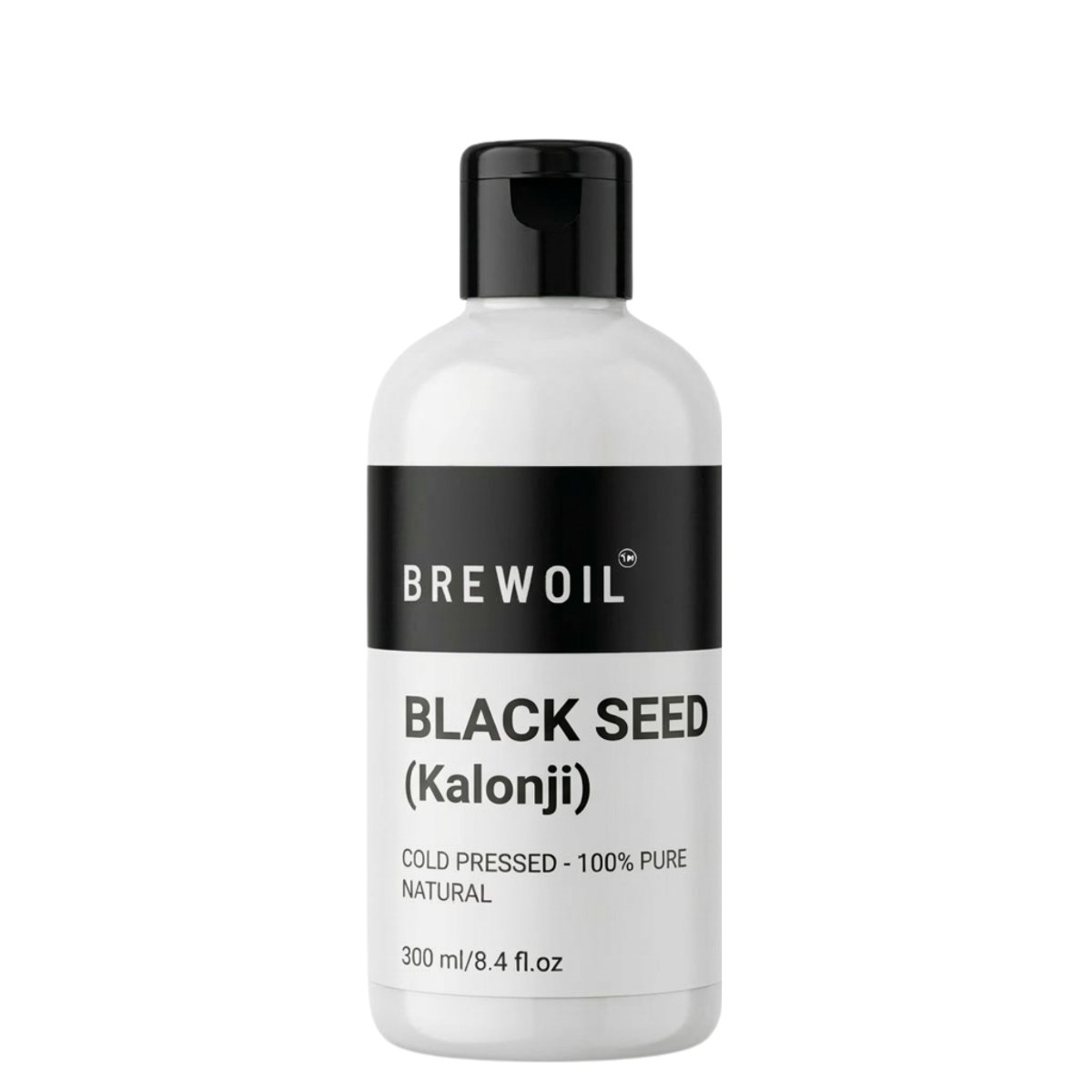 Brewoil Black Seed Kalonji Oil 300ml cold-pressed bottle