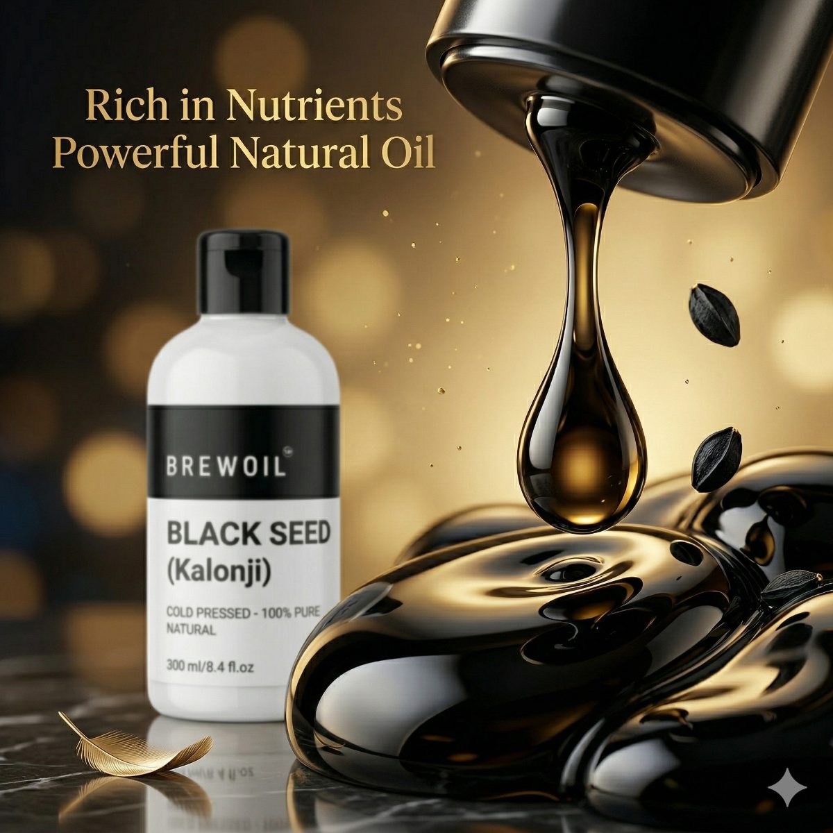 Brewoil Black Seed Oil — nutrient-rich cold-pressed kalonji oil
