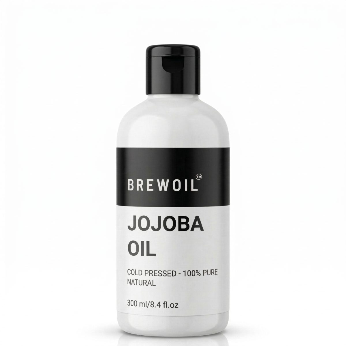 Brewoil Jojoba Oil 300ml cold-pressed carrier oil bottle